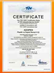 Kalite Sertifikası | Özkanoğlu İnşaat | Kalite