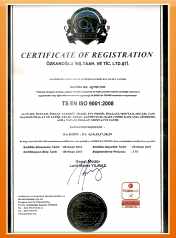 Kalite Sertifikası | Özkanoğlu İnşaat | Kalite